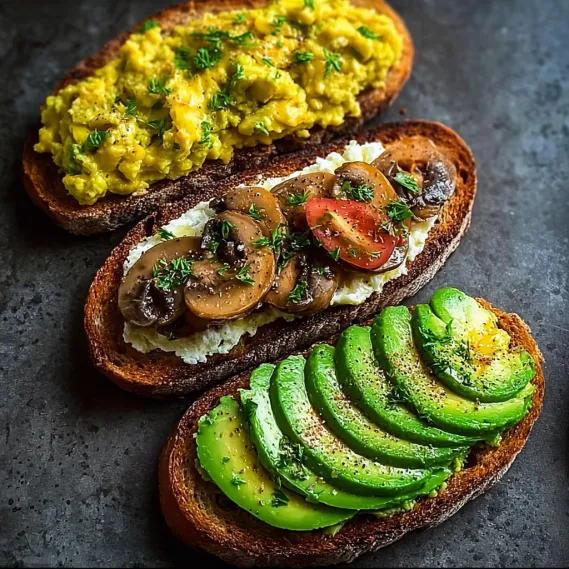 A slice of bread with mushrooms and avocado on it.