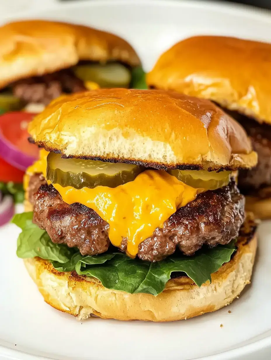 Air Fryer Hamburgers