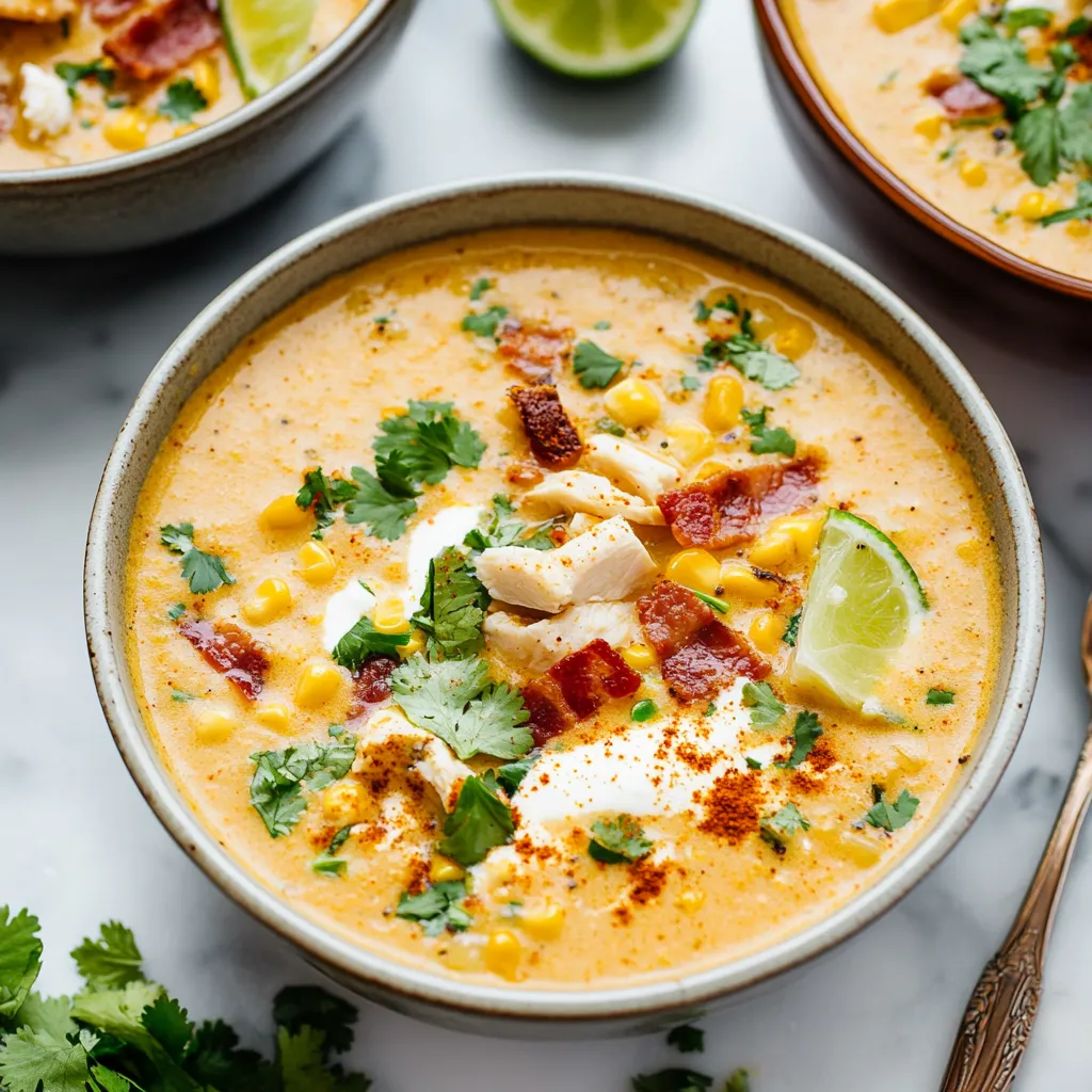 Slow Cooker Mexican Street Corn Soup