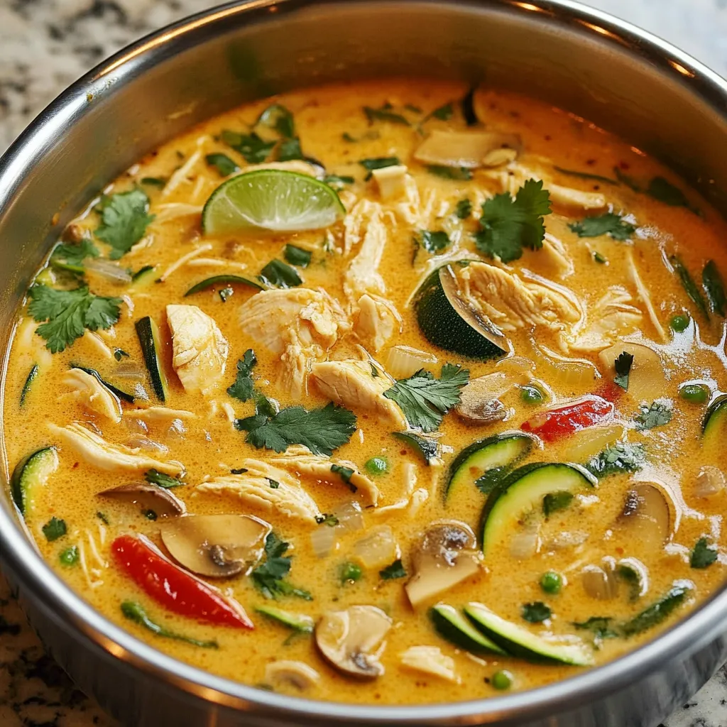 Thai Curry Chicken Soup