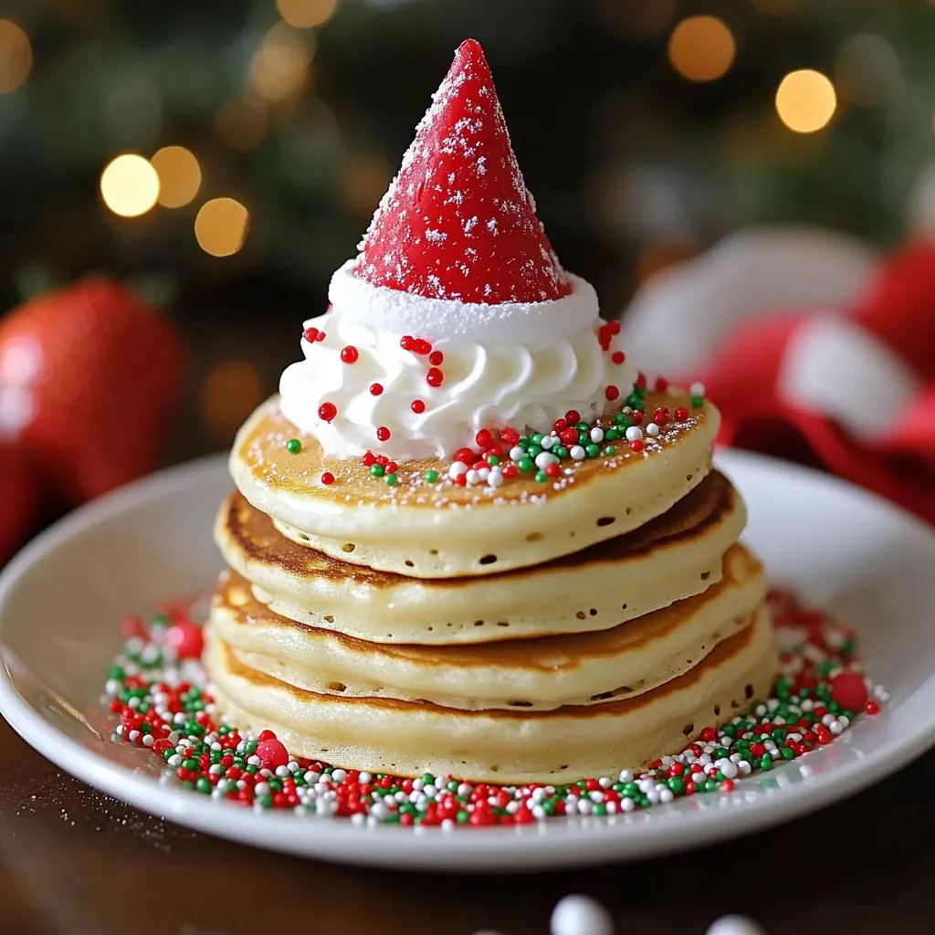 Santa Hat Pancakes