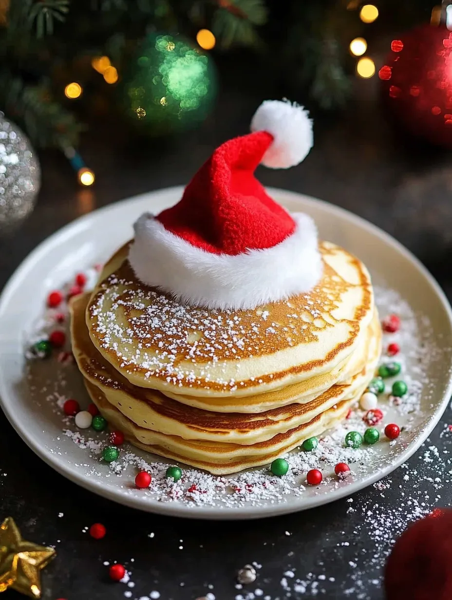 Santa Hat Pancakes