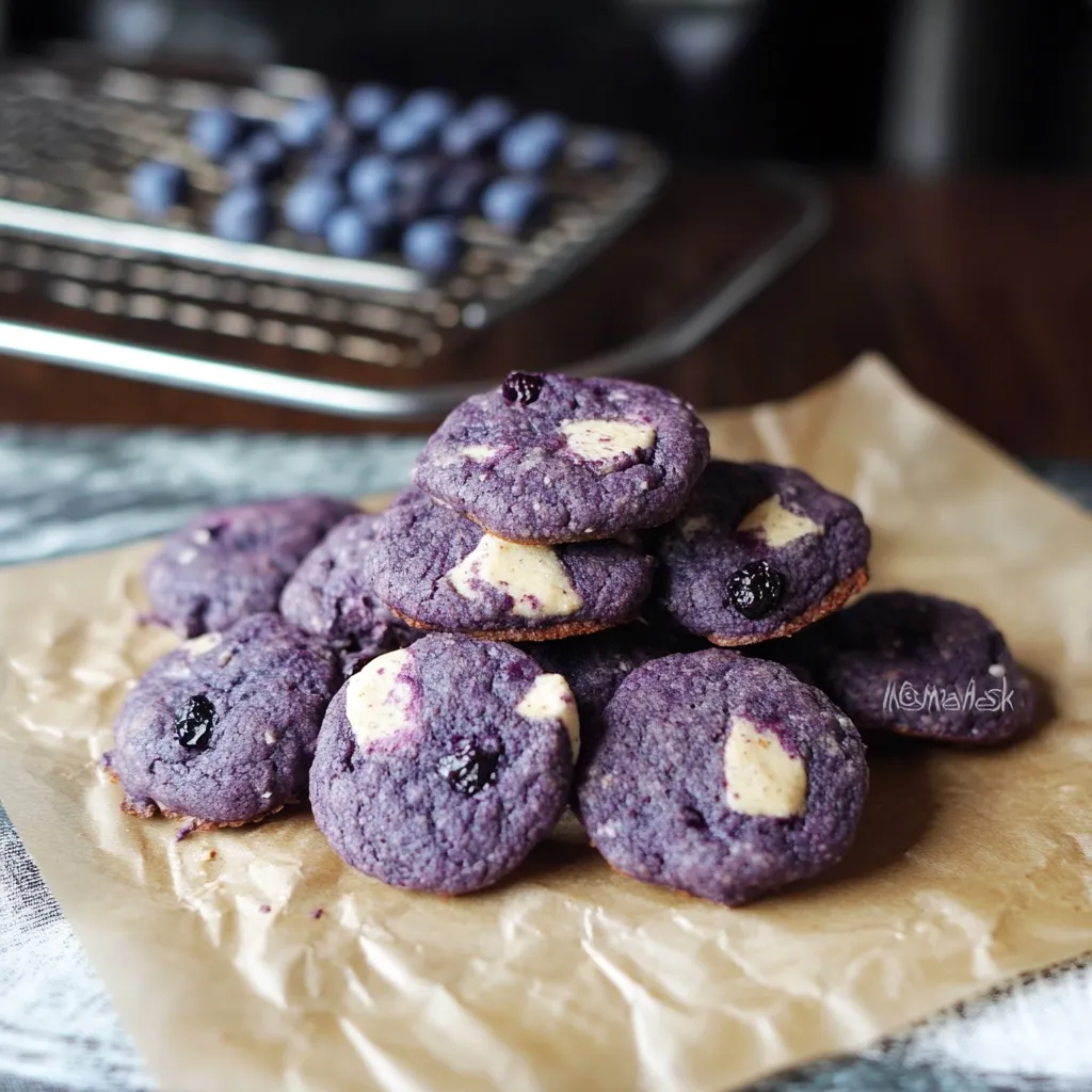 Blue(berry) Cookies | Vegan & Naturally Blue!