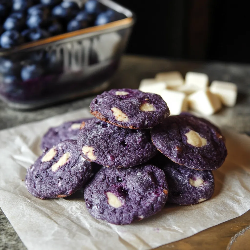 Blue(berry) Cookies | Vegan & Naturally Blue!