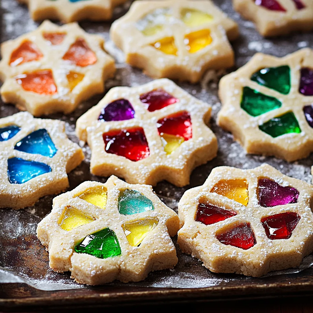 Stained Glass Window Cookies