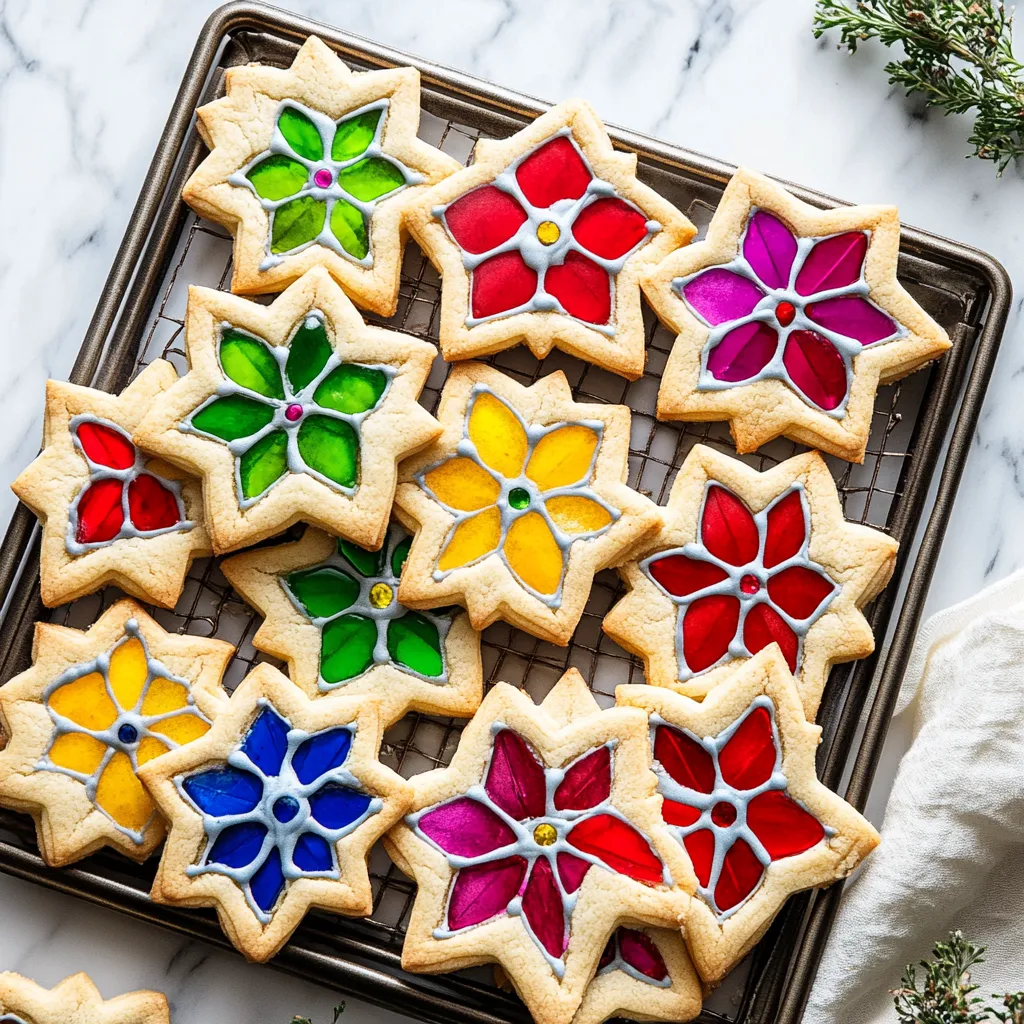 Stained Glass Window Cookies