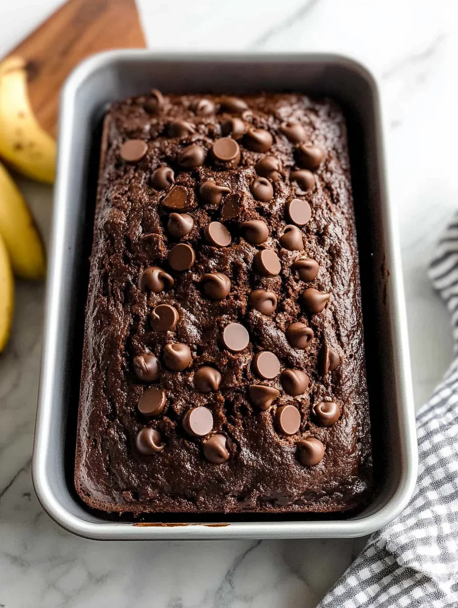 Double Chocolate Banana Bread