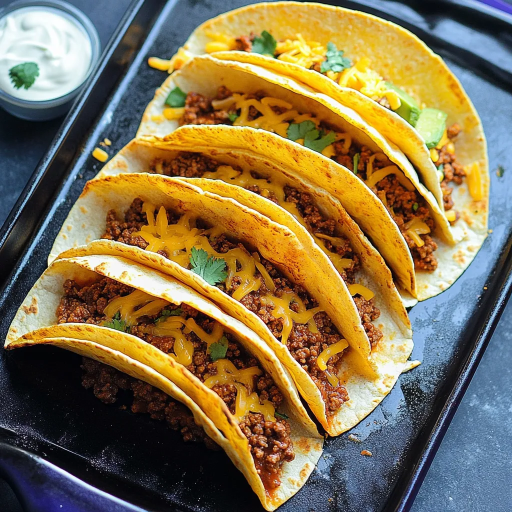 Crispy Beef Tacos