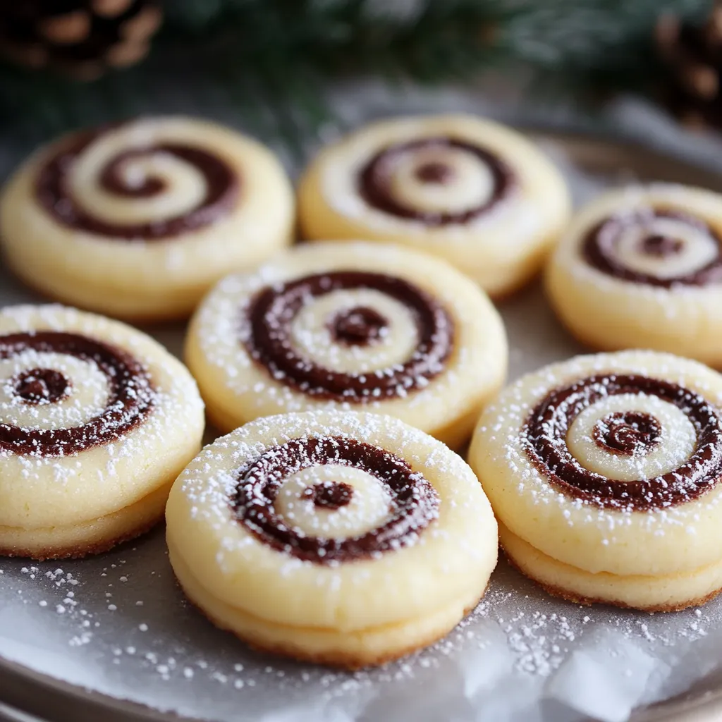 Christmas Butter Swirl Cookies