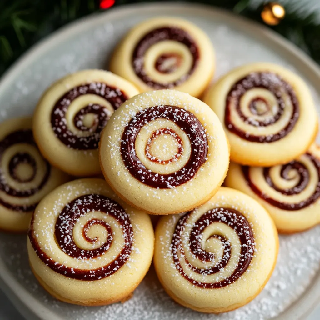 Christmas Butter Swirl Cookies