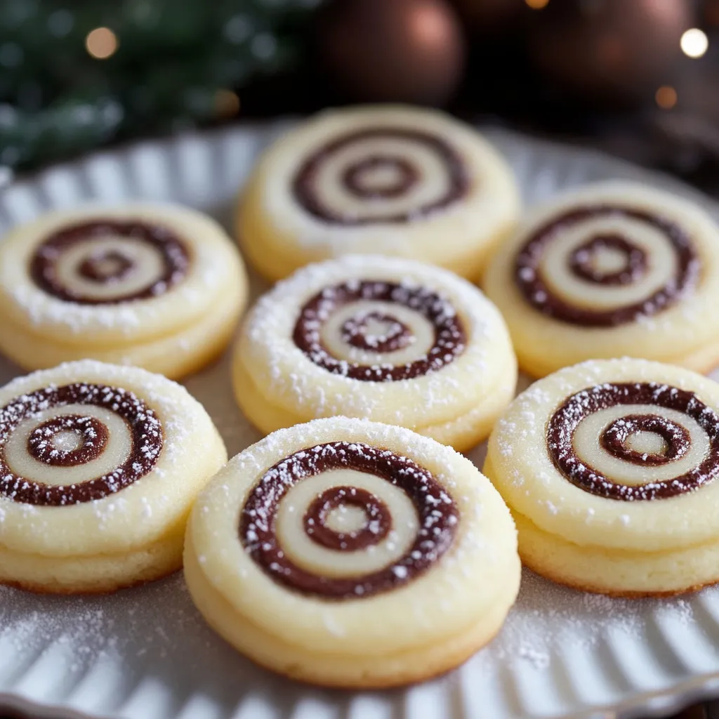 Christmas Butter Swirl Cookies