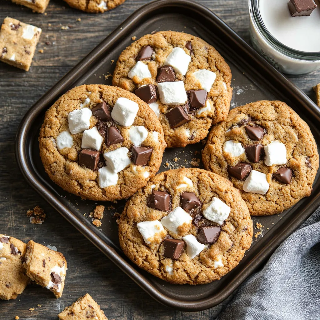 Easy S’mores Cookies