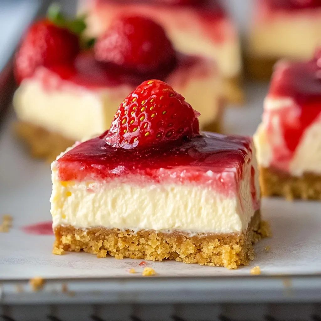 Strawberry Cheesecake Bars