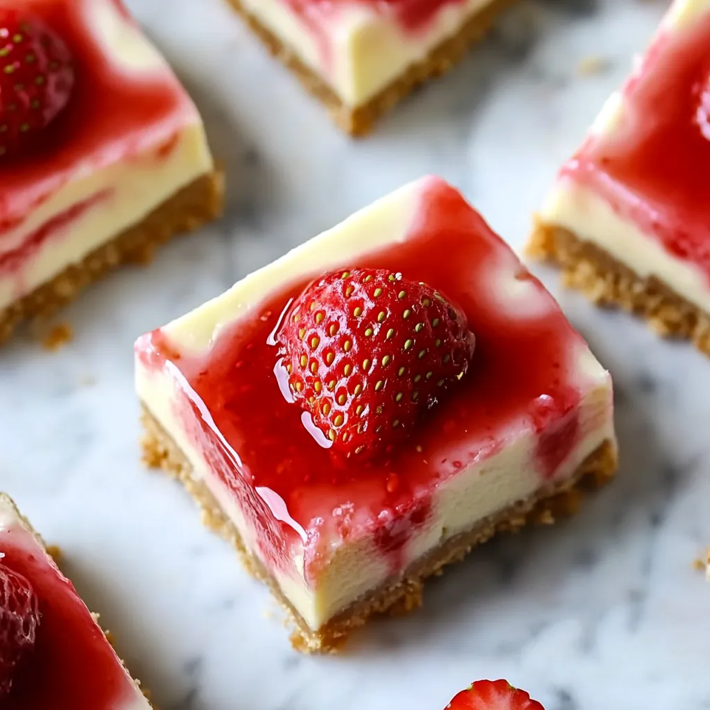 Strawberry Cheesecake Bars