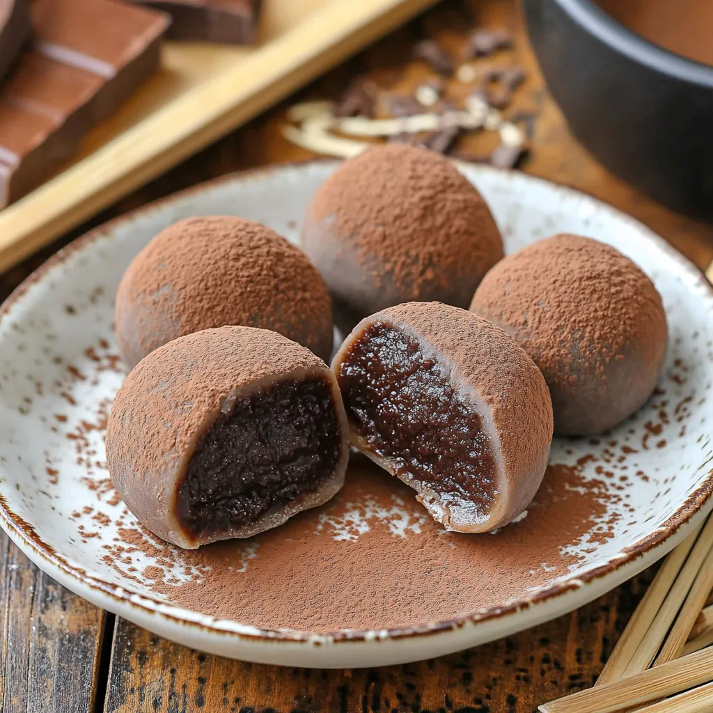 Chocolate Mochi