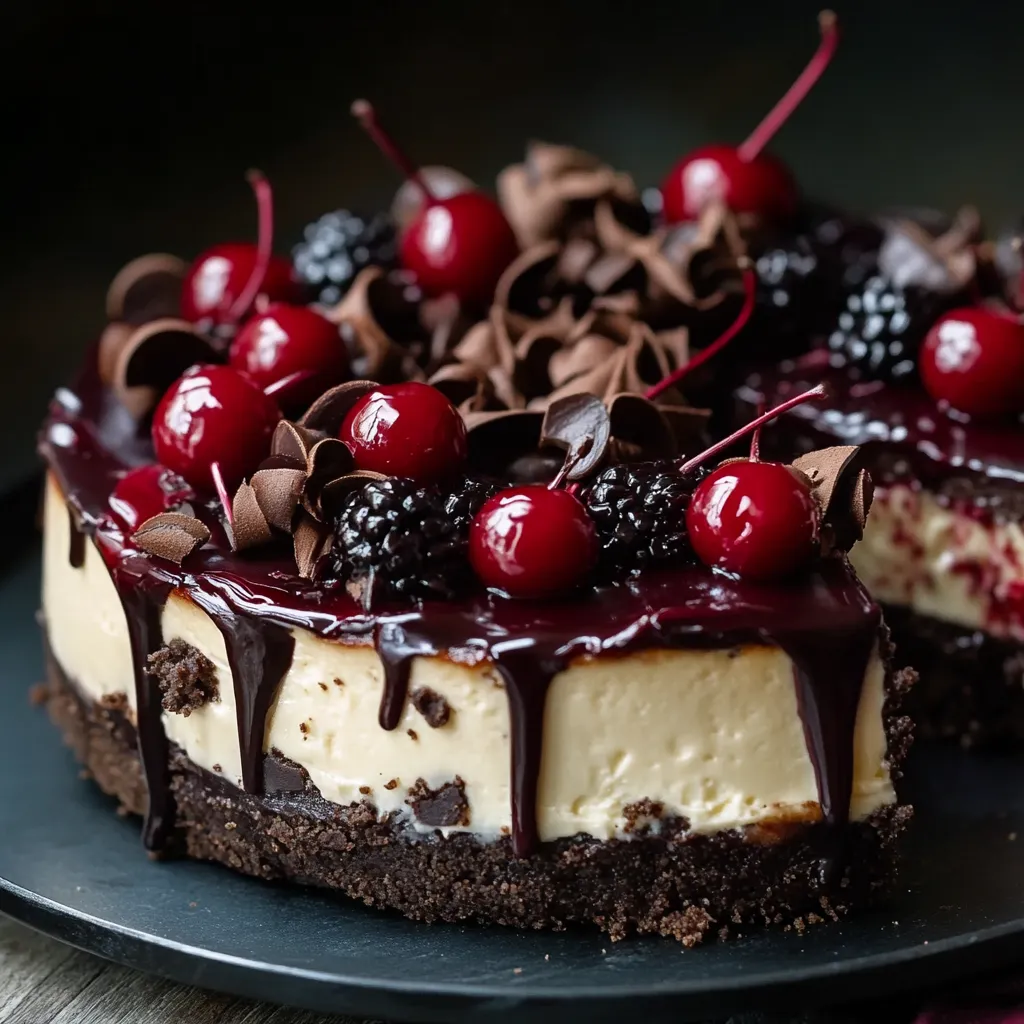 Decadent Black Forest Cheesecake Recipe