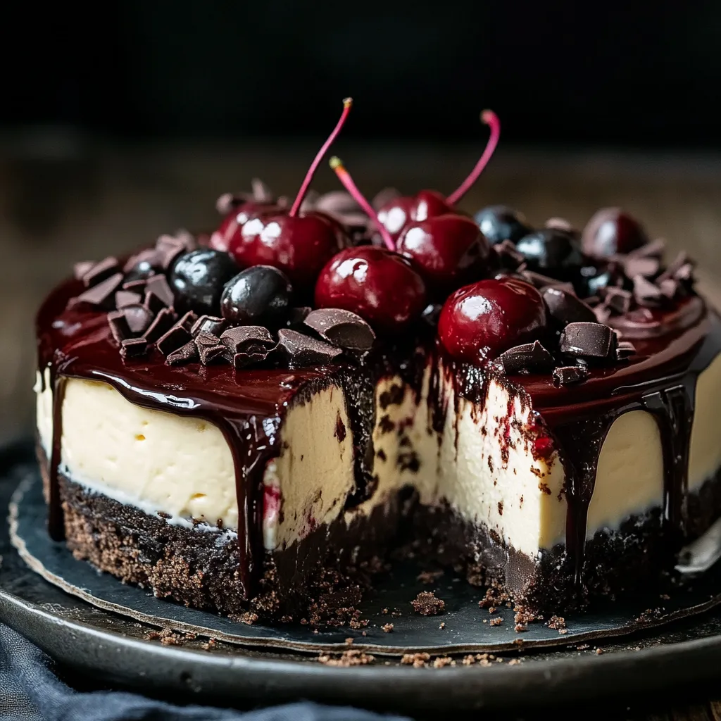 Decadent Black Forest Cheesecake Recipe