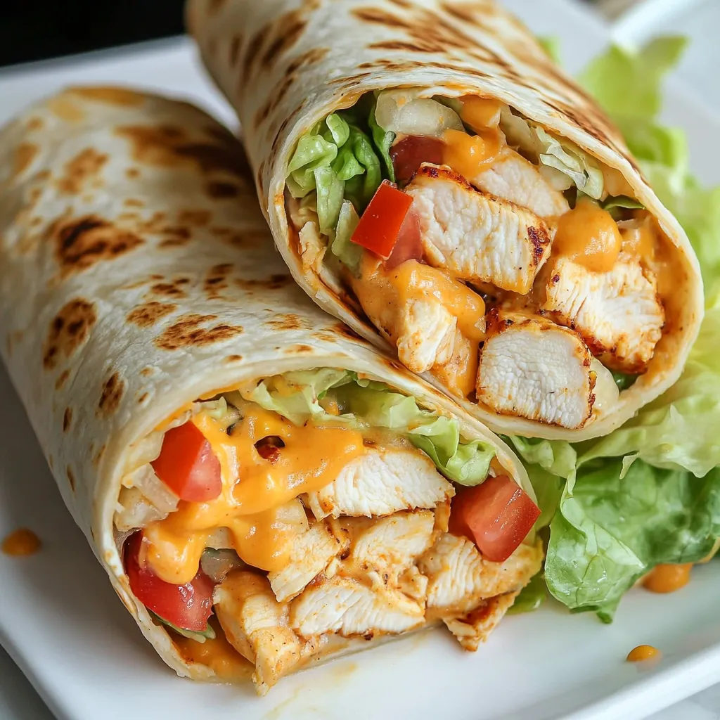 Chipotle Ranch Grilled Chicken Burrito