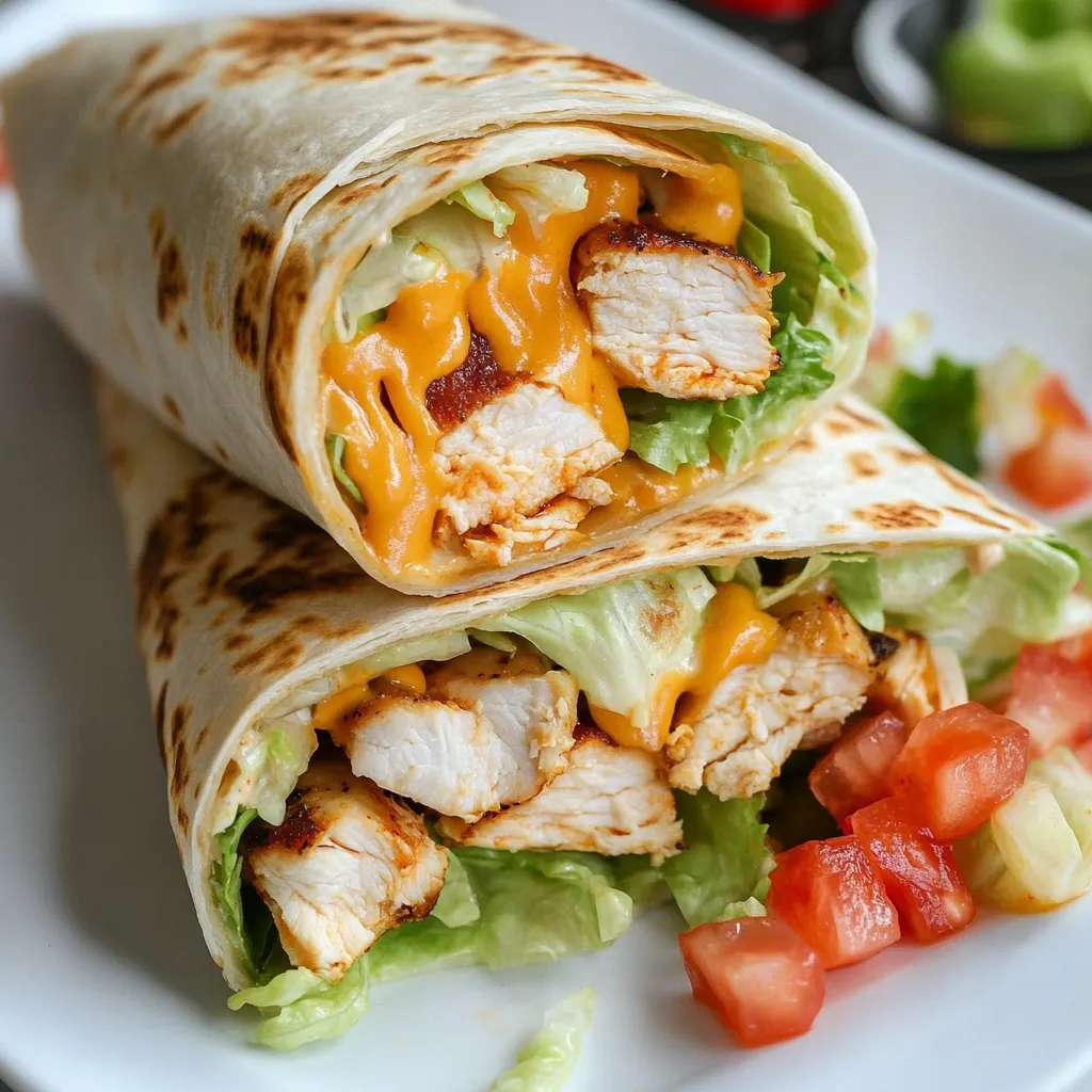 Chipotle Ranch Grilled Chicken Burrito