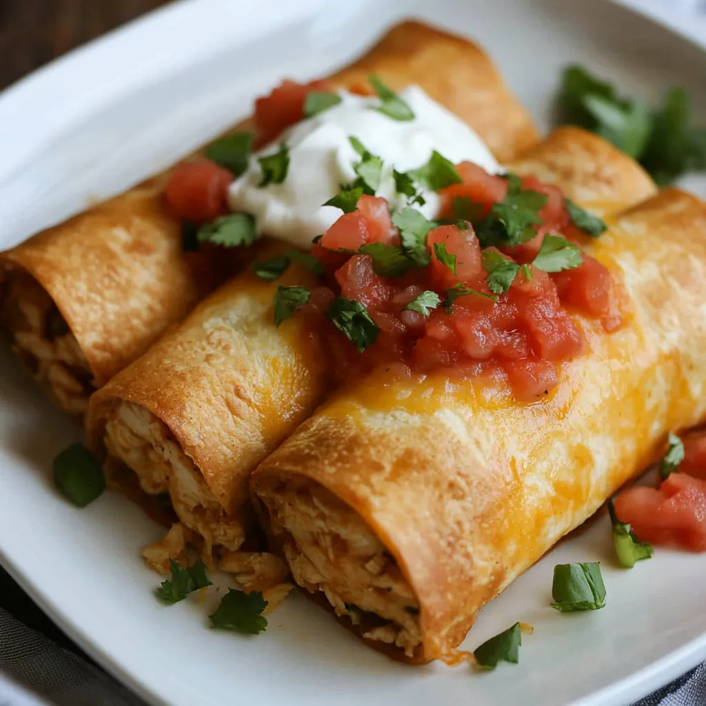 Chicken Chimichangas