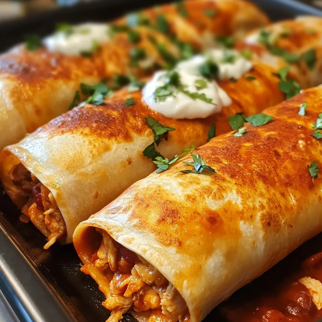 Chicken Chimichangas