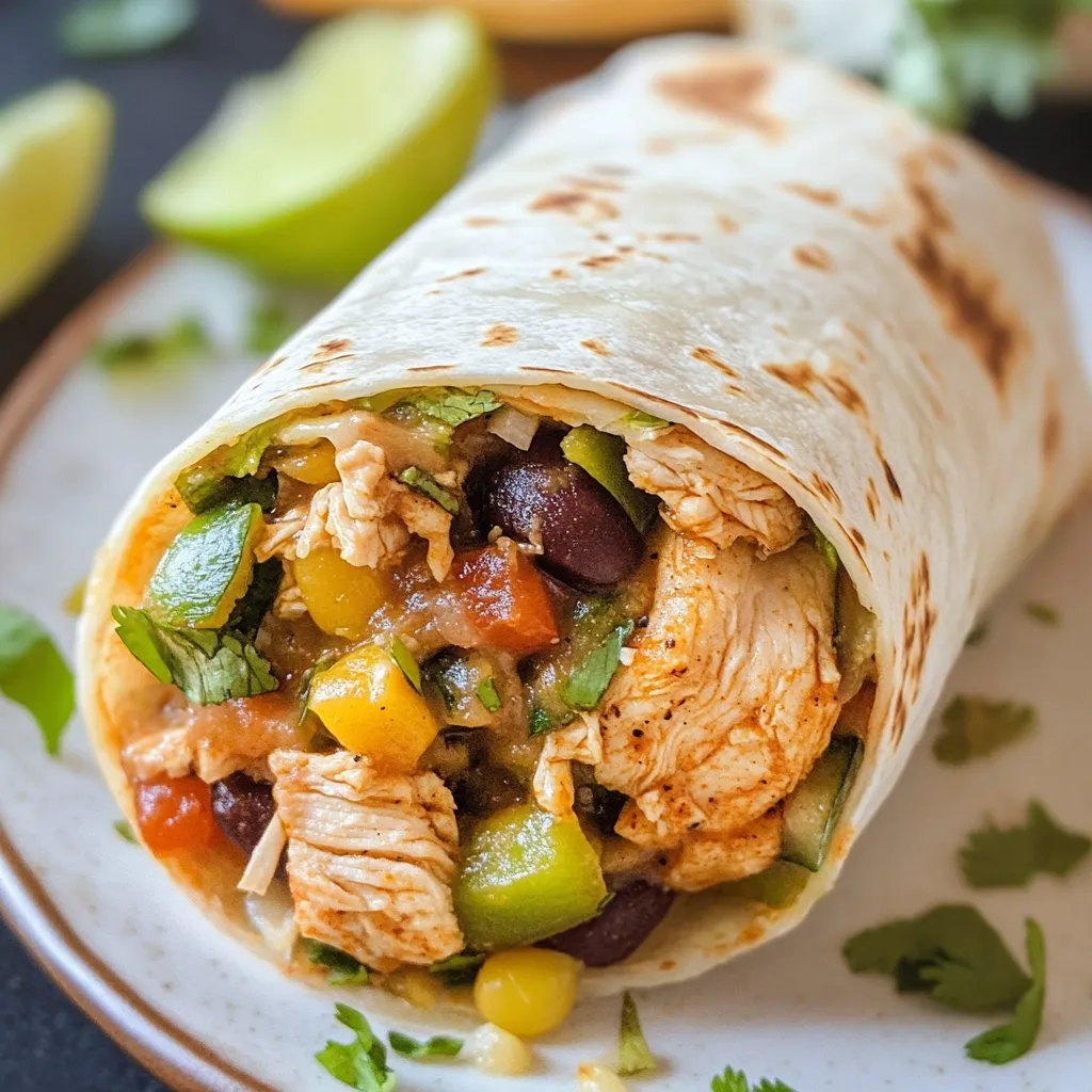 Chipotle Chicken Burrito