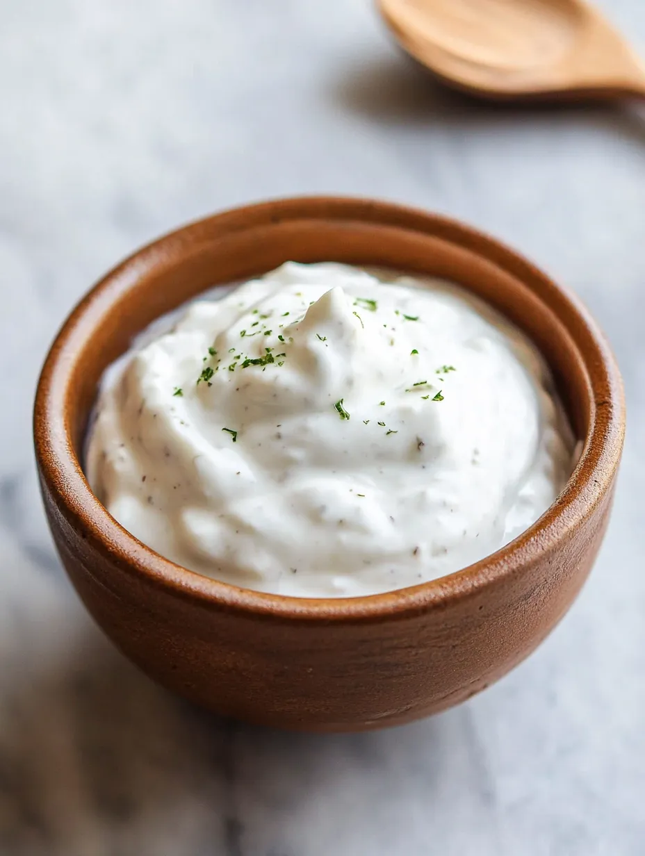 Buffalo Chickpea Meatballs with Yogurt Ranch