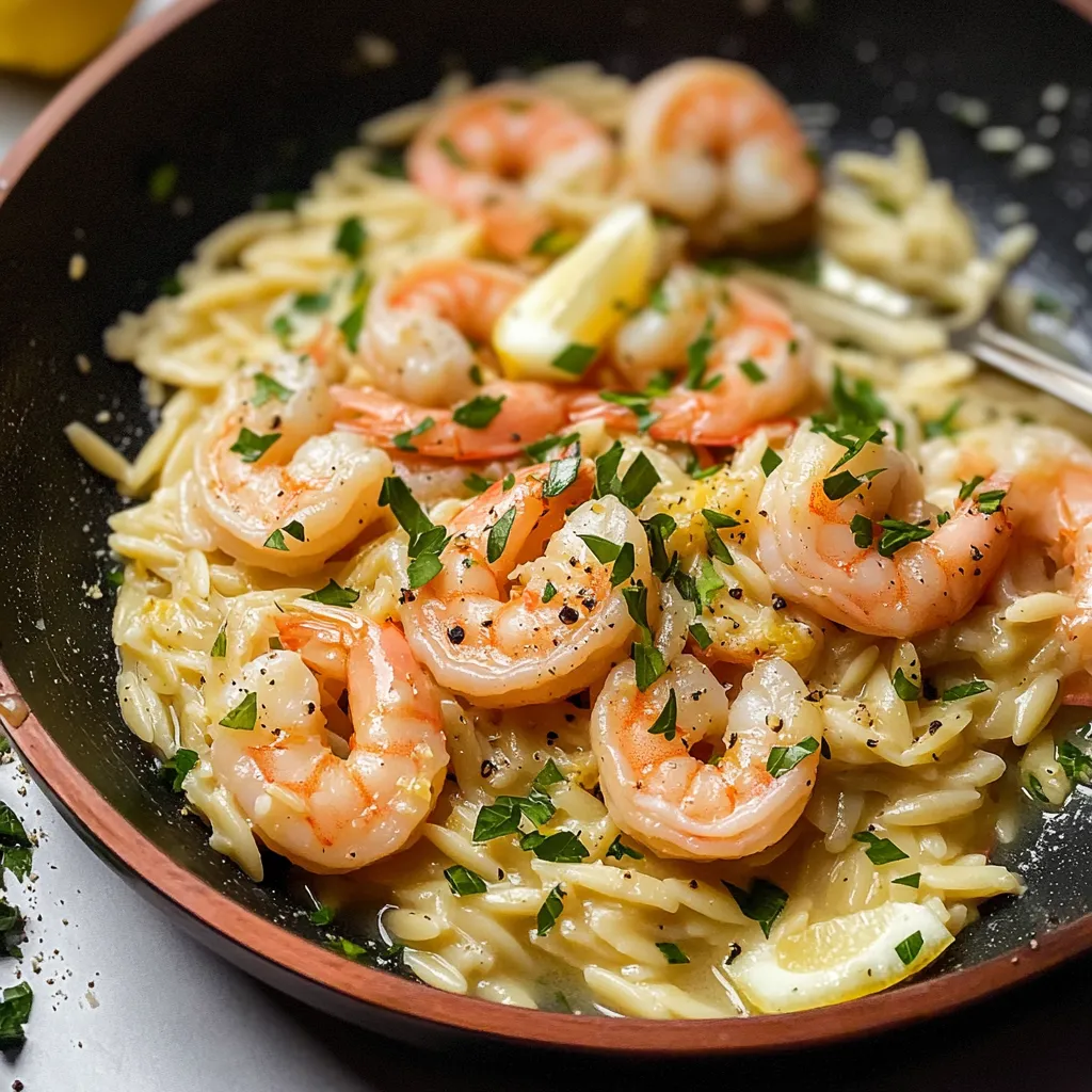 Shrimp Scampi Orzo