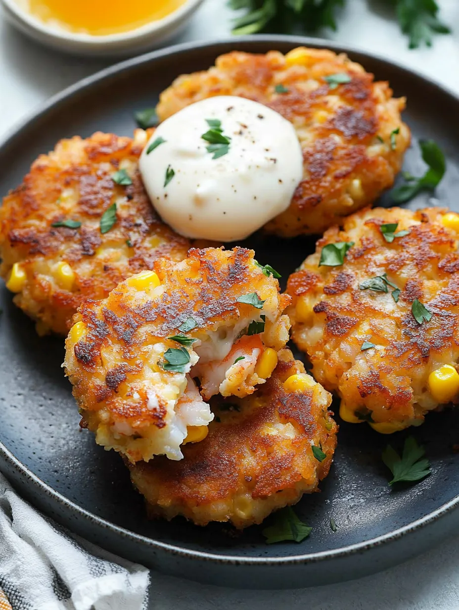 Shrimp and Corn Cakes