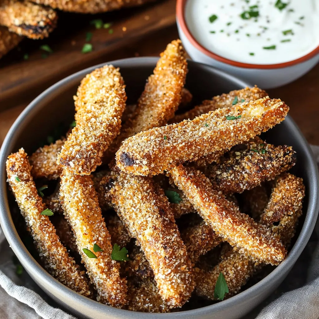 Portobello Mushroom Fries