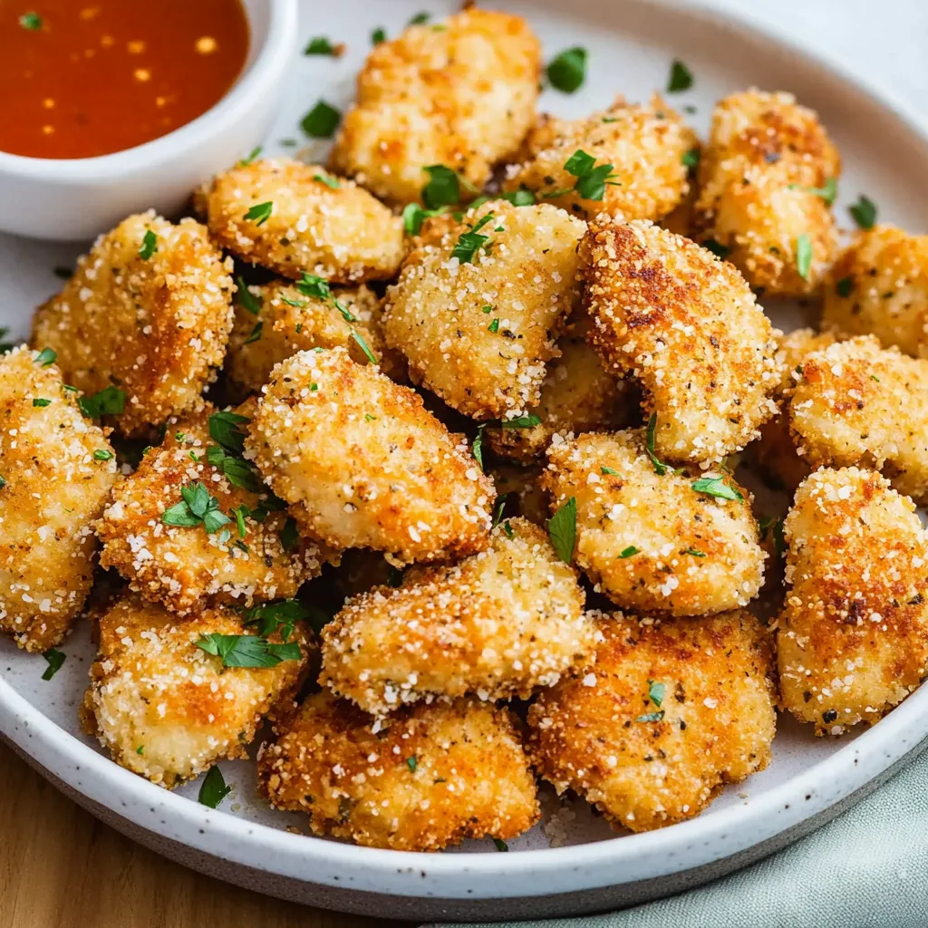 Baked Parmesan Chicken Nuggets
