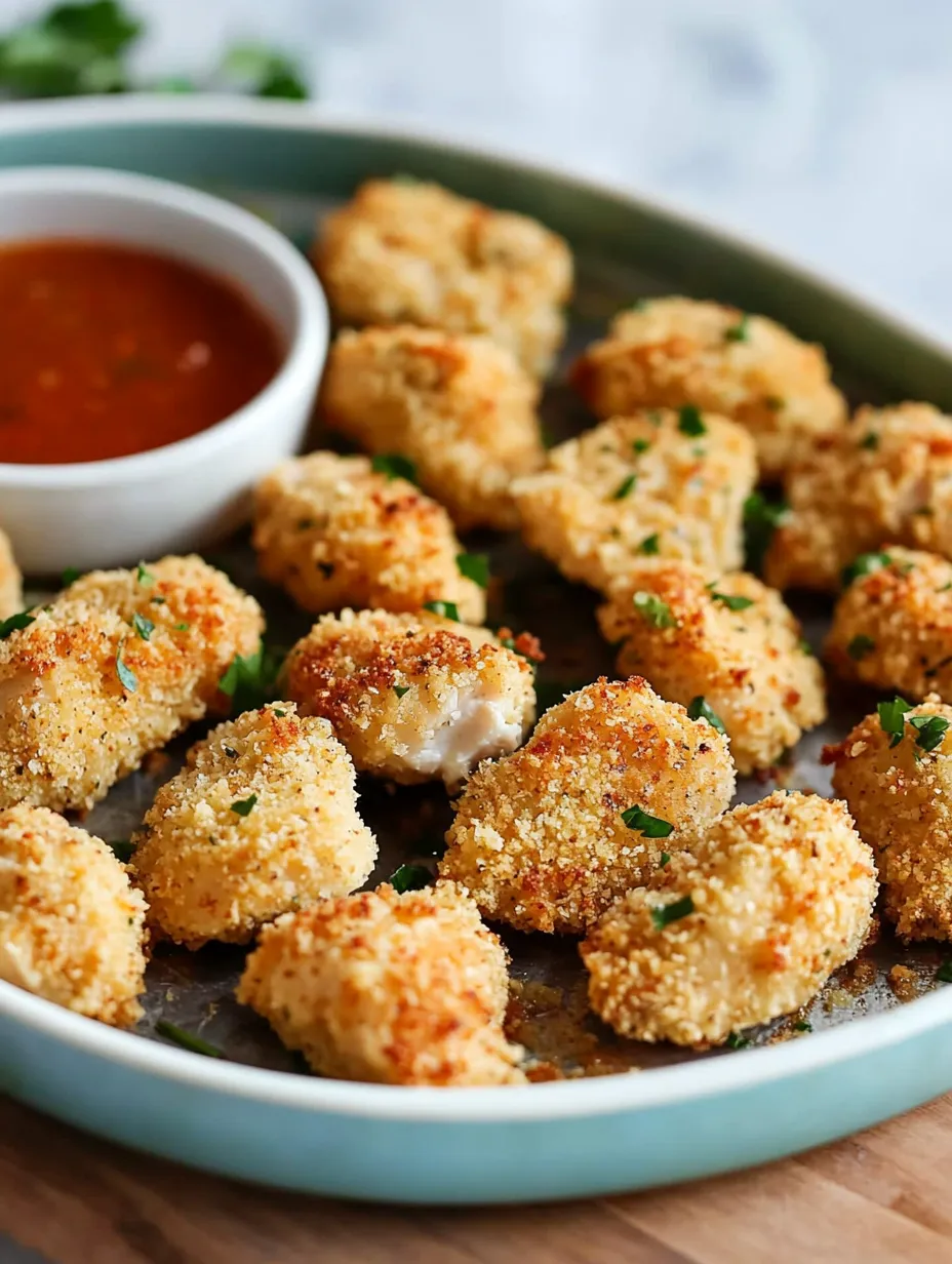 Baked Parmesan Chicken Nuggets