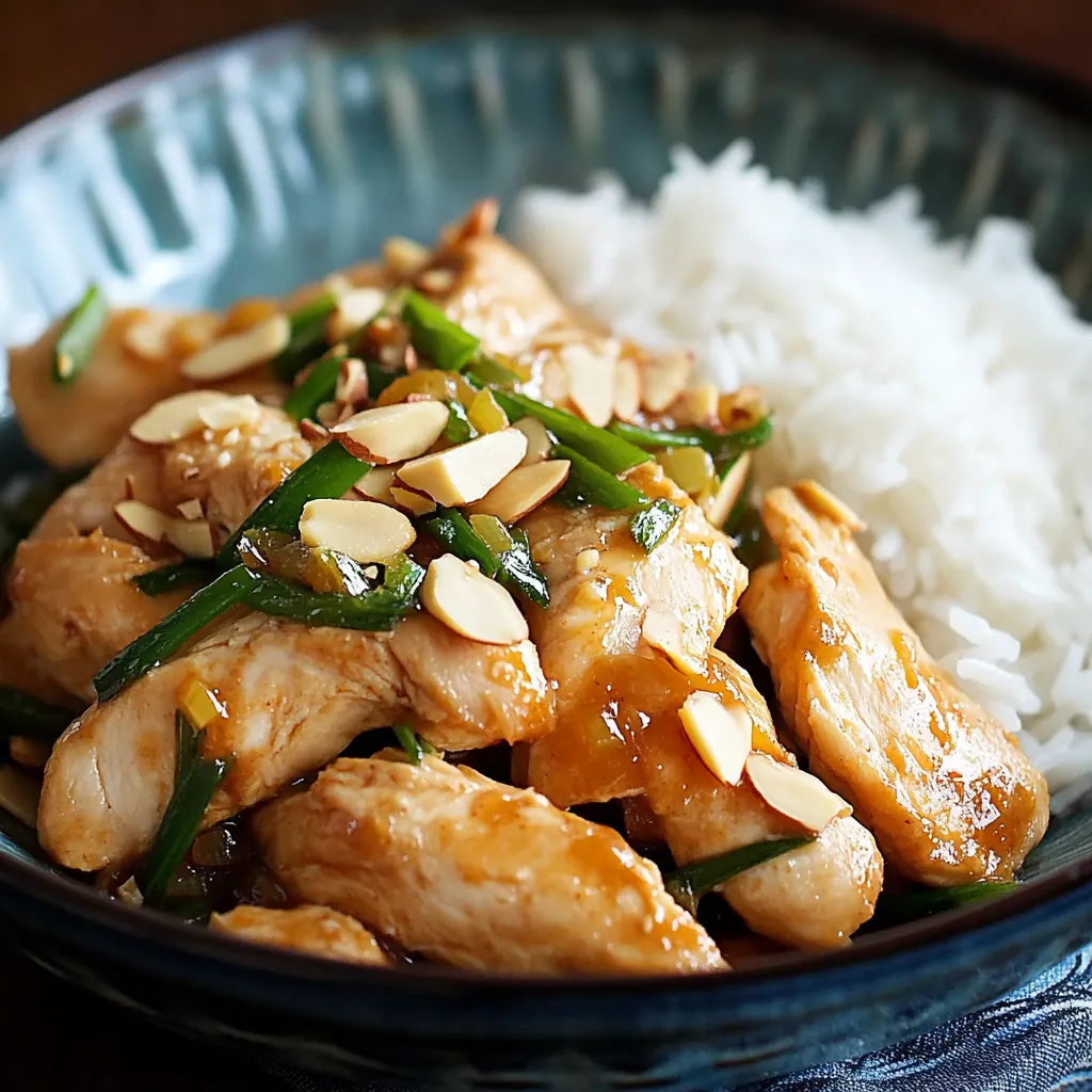 Ginger Chicken with Almonds