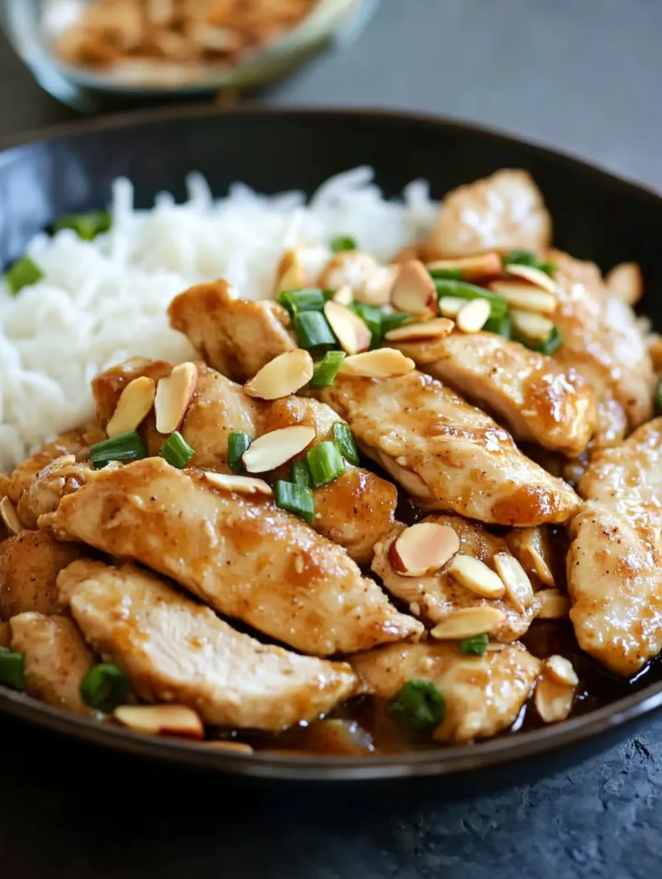 Ginger Chicken with Almonds