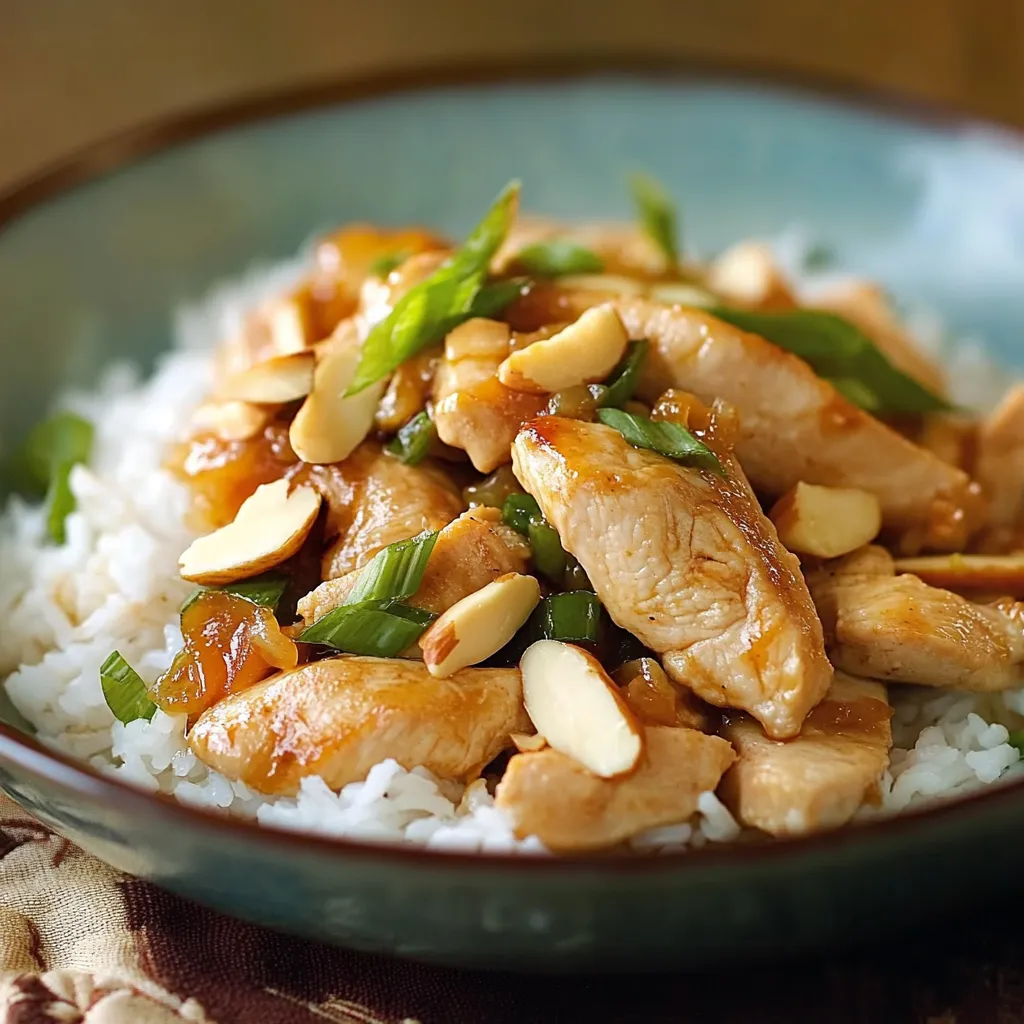 Ginger Chicken with Almonds