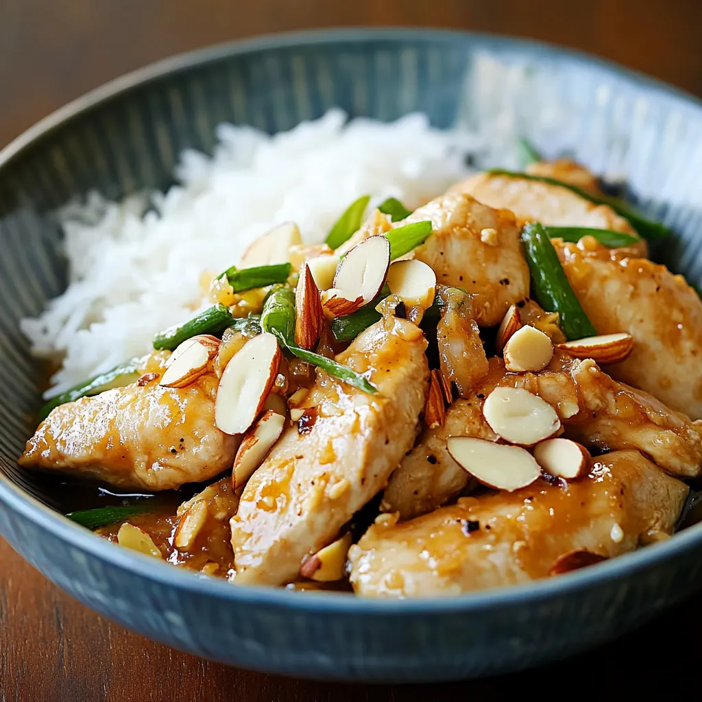 Ginger Chicken with Almonds