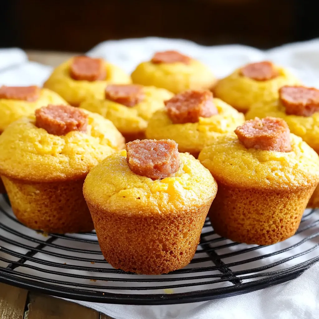 Corn Dog Muffins recipe