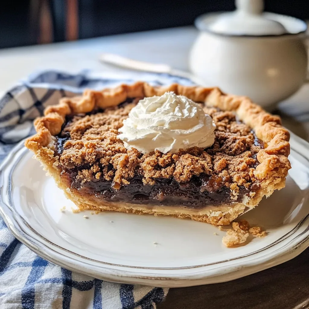 Shoofly Pie dessert