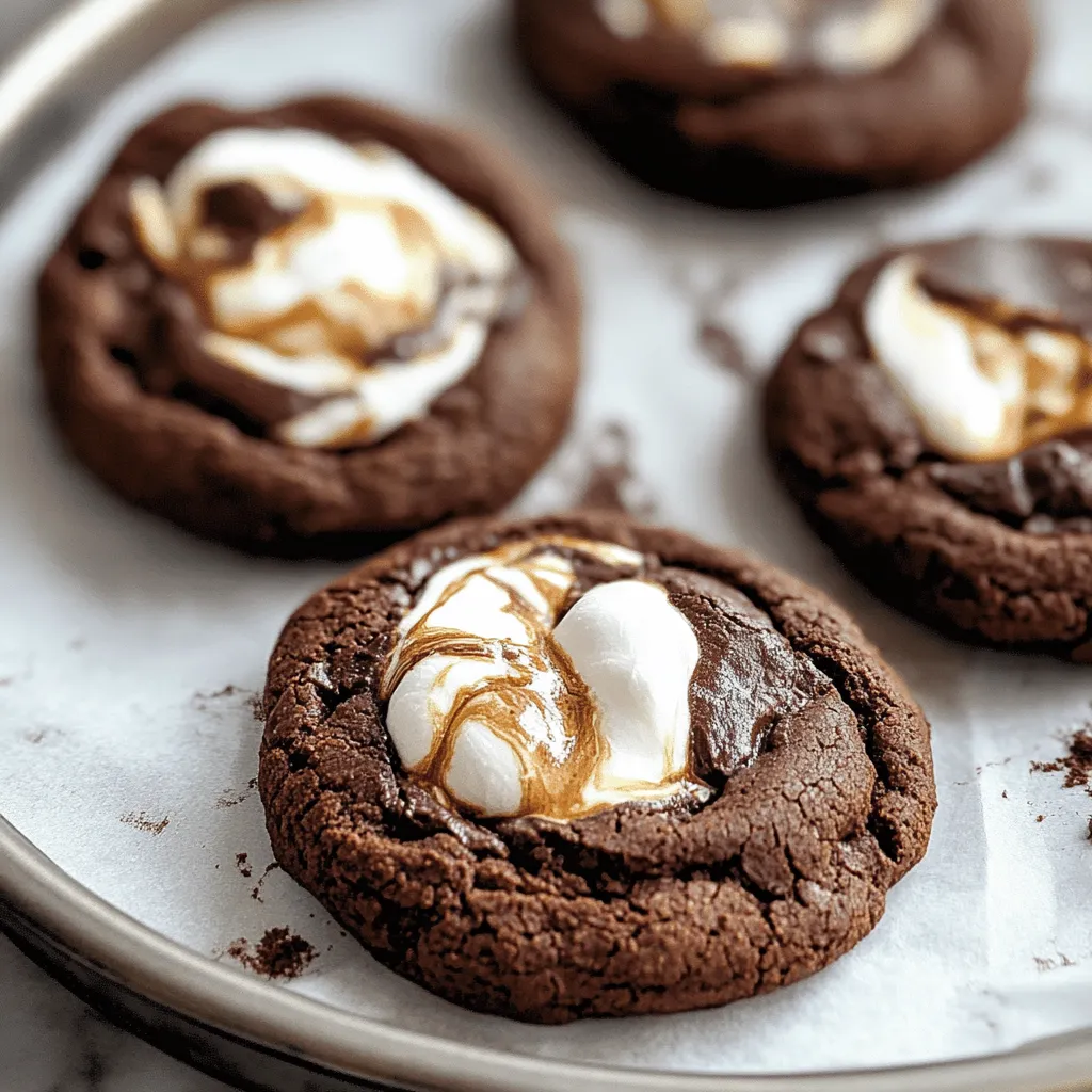 Easy Chocolate Marshmallow Swirl Cookies Recipe