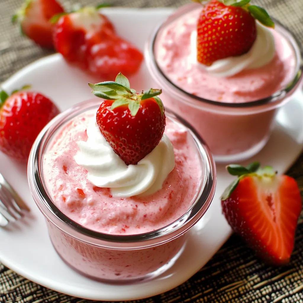 Easy Strawberry Mousse