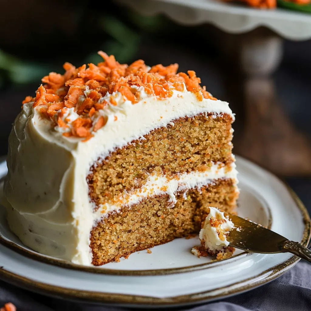 Homemade Vegan Carrot Cake