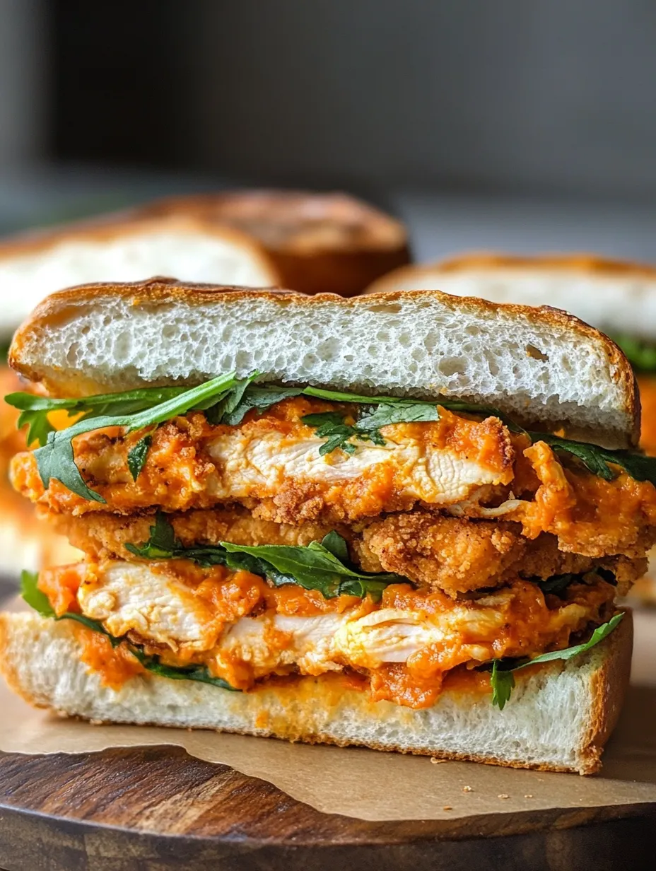 Crunchy Chicken Romesco Sandwich Recipe