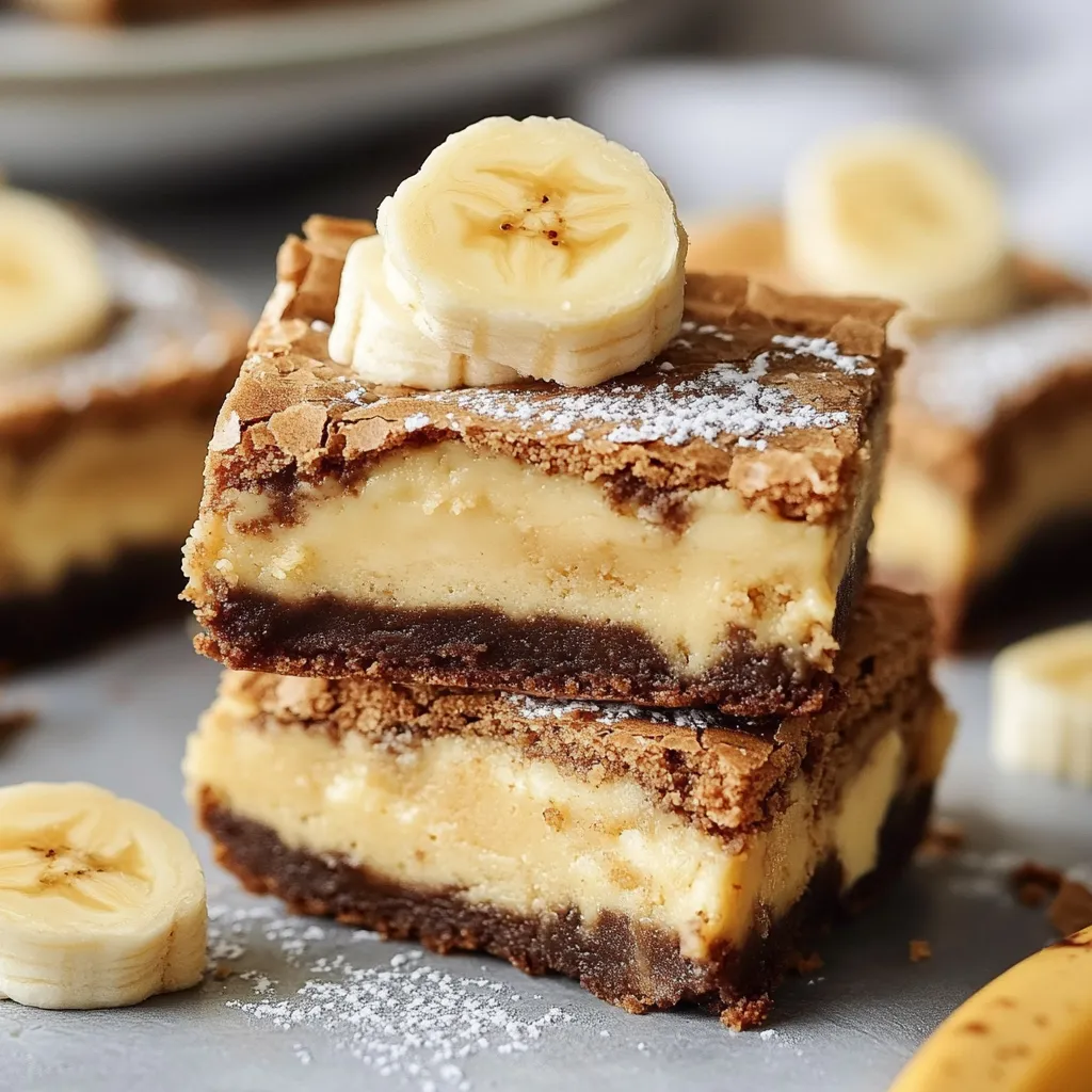 Banana Pudding Brownies