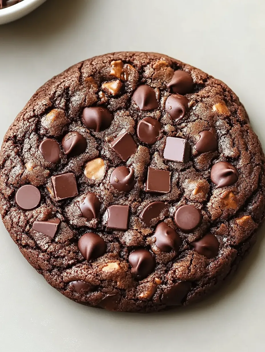 Giant Double Chocolate Cookie Recipe