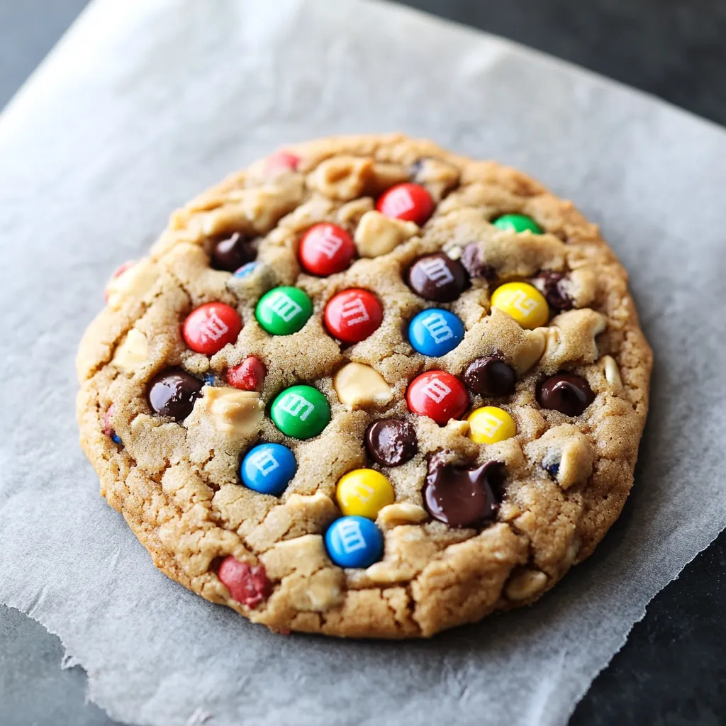 Giant Monster M&M Cookie