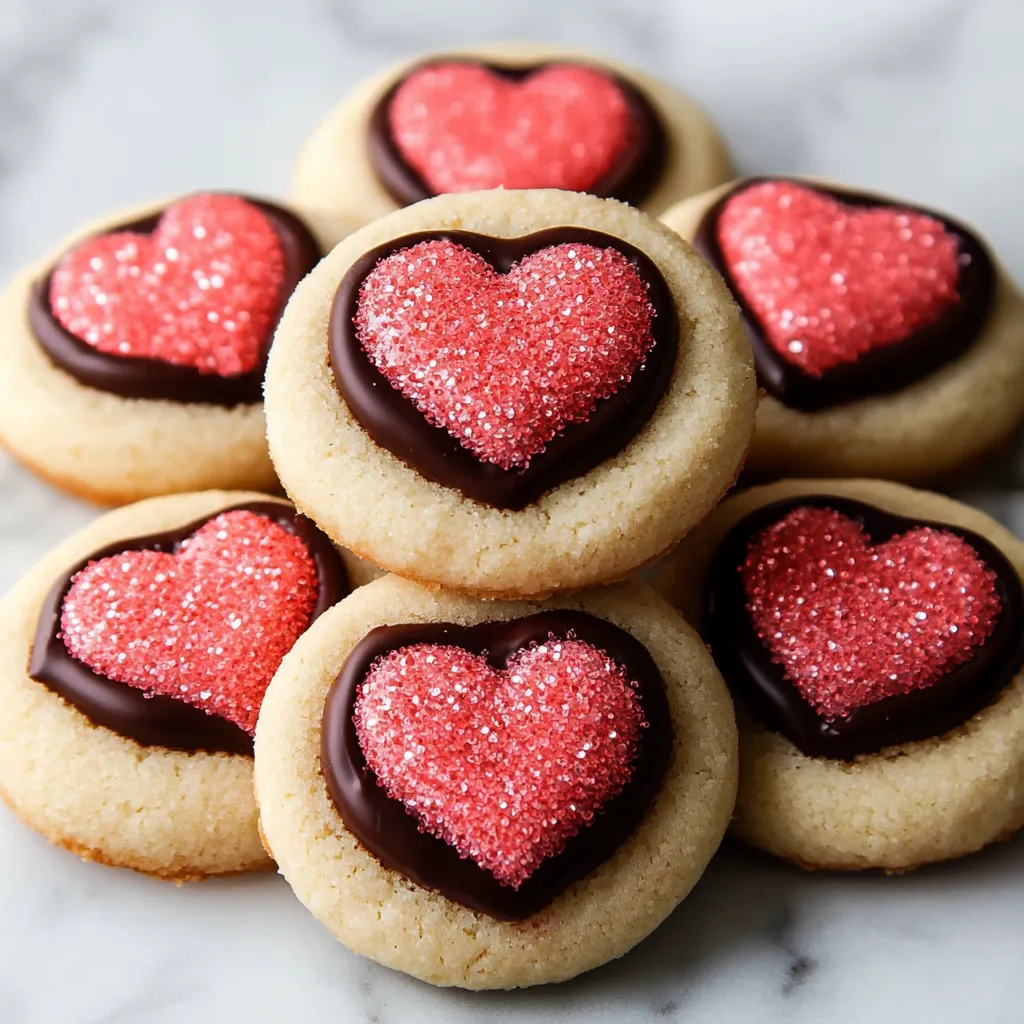 Easy Sparkle Sweetheart Cookies Recipe