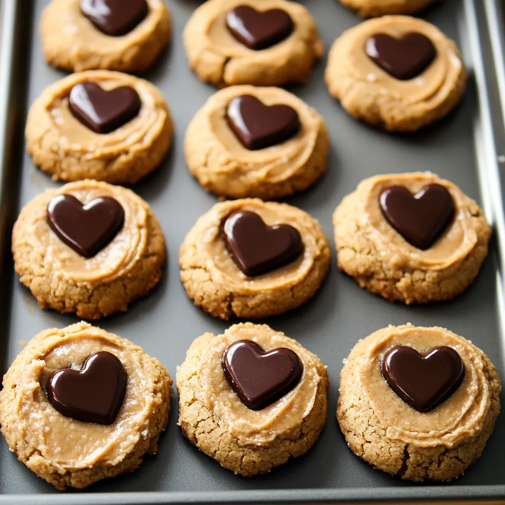 Peanut Butter Sweetheart Cookies Recipe