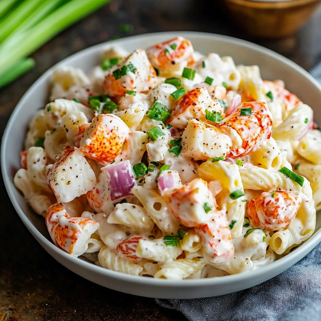 Lobster Roll Pasta Salad Recipe