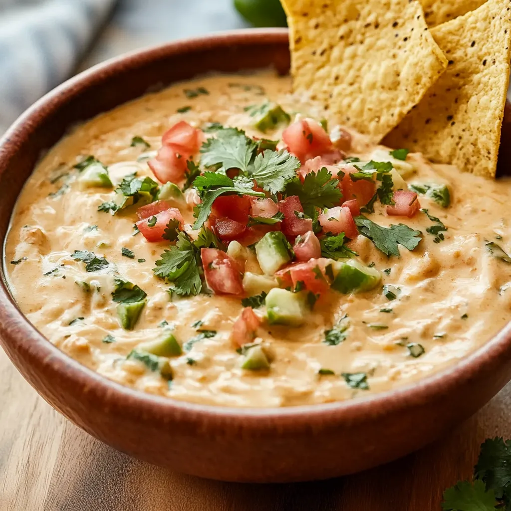 Easy Creamy Queso Dip Recipe