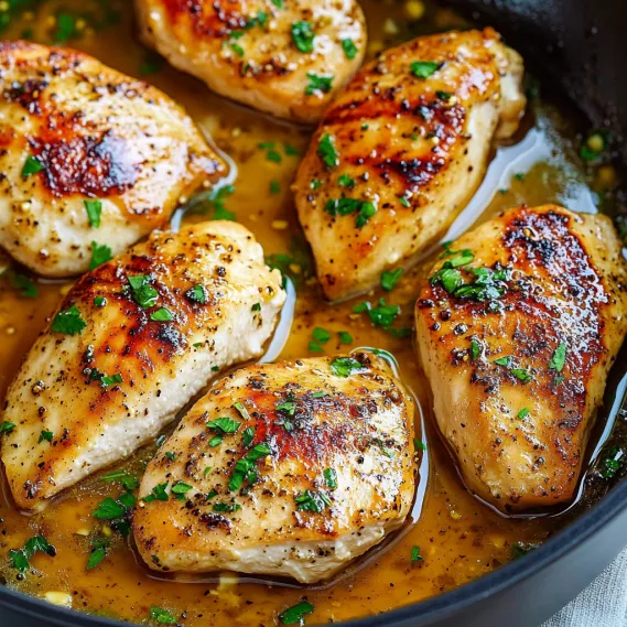 Chicken with herbs and spices.